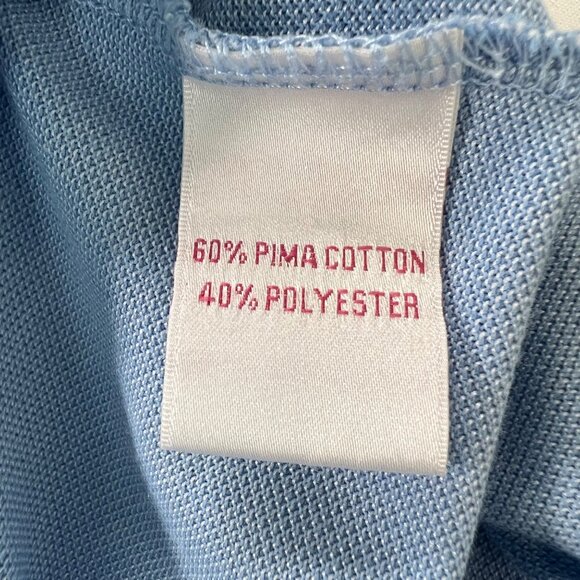 Magnolia Lane Masters Golf Pique Polo Shirt in Blue Size Small - Picture 6 of 9